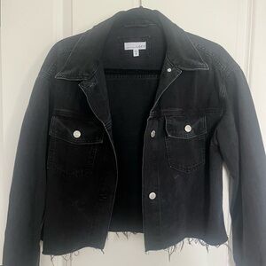 LOFT Charcoal Jean Jacket